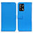 Custodia Portafoglio In Pelle Cover con Supporto D09Y per Oppo F19 Cielo Blu