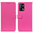 Custodia Portafoglio In Pelle Cover con Supporto D09Y per Oppo F19 Rosa Caldo