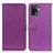 Custodia Portafoglio In Pelle Cover con Supporto D09Y per Oppo Reno5 F Viola