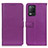 Custodia Portafoglio In Pelle Cover con Supporto D09Y per Realme Narzo 30 5G Viola