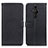 Custodia Portafoglio In Pelle Cover con Supporto D09Y per Sony Xperia PRO-I Nero