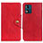 Custodia Portafoglio In Pelle Cover con Supporto D10Y per Motorola Moto E13 Rosso