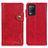 Custodia Portafoglio In Pelle Cover con Supporto D10Y per Realme 8 5G Rosso