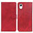 Custodia Portafoglio In Pelle Cover con Supporto D10Y per Samsung Galaxy A23s Rosso