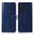 Custodia Portafoglio In Pelle Cover con Supporto D10Y per Sony Xperia 10 III Lite Blu