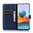 Custodia Portafoglio In Pelle Cover con Supporto D10Y per Sony Xperia PRO-I