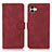 Custodia Portafoglio In Pelle Cover con Supporto D11Y per Samsung Galaxy A04 4G Rosso