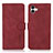 Custodia Portafoglio In Pelle Cover con Supporto D11Y per Samsung Galaxy A05 Rosso