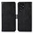 Custodia Portafoglio In Pelle Cover con Supporto D11Y per Samsung Galaxy S21 Ultra 5G Nero