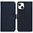 Custodia Portafoglio In Pelle Cover con Supporto DL1 per Apple iPhone 13 Blu