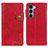 Custodia Portafoglio In Pelle Cover con Supporto DY01 per Motorola Moto Edge S30 5G Rosso