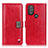 Custodia Portafoglio In Pelle Cover con Supporto DY01 per Motorola Moto G Play Gen 2 Rosso