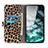 Custodia Portafoglio In Pelle Cover con Supporto DY01 per Samsung Galaxy A23s Marrone