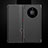 Custodia Portafoglio In Pelle Cover con Supporto F01 per Huawei Mate 40E Pro 4G Nero