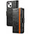 Custodia Portafoglio In Pelle Cover con Supporto F03 per Apple iPhone 15