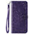 Custodia Portafoglio In Pelle Cover con Supporto G01 per Xiaomi Redmi 10X 4G Viola