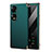 Custodia Portafoglio In Pelle Cover con Supporto GS1 per Huawei Honor 70 Pro+ Plus 5G Verde