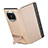 Custodia Portafoglio In Pelle Cover con Supporto GS3 per Huawei Mate X5 Oro