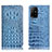 Custodia Portafoglio In Pelle Cover con Supporto H01P per Oppo Reno5 Z 5G Cielo Blu