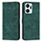 Custodia Portafoglio In Pelle Cover con Supporto H01X per Huawei Honor X7a Verde