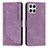 Custodia Portafoglio In Pelle Cover con Supporto H01X per Huawei Honor X8 4G Viola