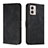 Custodia Portafoglio In Pelle Cover con Supporto H01X per Motorola Moto G53 5G Nero