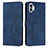 Custodia Portafoglio In Pelle Cover con Supporto H01X per Nothing Phone 1 Blu