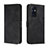 Custodia Portafoglio In Pelle Cover con Supporto H01X per OnePlus 9 5G Nero