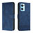 Custodia Portafoglio In Pelle Cover con Supporto H01X per OnePlus Nord CE 2 5G Blu