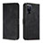 Custodia Portafoglio In Pelle Cover con Supporto H01X per Oppo Find X5 Pro 5G Nero