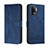 Custodia Portafoglio In Pelle Cover con Supporto H01X per Oppo Reno5 Lite Blu