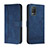 Custodia Portafoglio In Pelle Cover con Supporto H01X per Realme 8 5G Blu