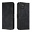 Custodia Portafoglio In Pelle Cover con Supporto H01X per Samsung Galaxy A03 Nero