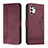 Custodia Portafoglio In Pelle Cover con Supporto H01X per Samsung Galaxy A13 4G Rosso