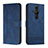 Custodia Portafoglio In Pelle Cover con Supporto H01X per Sony Xperia PRO-I Blu