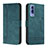 Custodia Portafoglio In Pelle Cover con Supporto H01X per Vivo Y70S 5G Verde