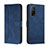 Custodia Portafoglio In Pelle Cover con Supporto H01X per Xiaomi Mi 10T 5G Blu