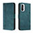 Custodia Portafoglio In Pelle Cover con Supporto H01X per Xiaomi Mi 11i 5G Verde
