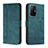 Custodia Portafoglio In Pelle Cover con Supporto H01X per Xiaomi Mi 11T 5G Verde