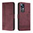 Custodia Portafoglio In Pelle Cover con Supporto H01X per Xiaomi Mi 12T Pro 5G Rosso