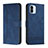 Custodia Portafoglio In Pelle Cover con Supporto H01X per Xiaomi Poco C50 Blu