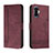 Custodia Portafoglio In Pelle Cover con Supporto H01X per Xiaomi Poco F3 GT 5G Rosso