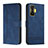 Custodia Portafoglio In Pelle Cover con Supporto H01X per Xiaomi Poco F4 GT 5G Blu