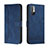 Custodia Portafoglio In Pelle Cover con Supporto H01X per Xiaomi POCO M3 Pro 5G Blu
