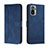 Custodia Portafoglio In Pelle Cover con Supporto H01X per Xiaomi Poco M5S Blu