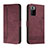 Custodia Portafoglio In Pelle Cover con Supporto H01X per Xiaomi Poco X3 GT 5G Rosso