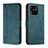 Custodia Portafoglio In Pelle Cover con Supporto H01X per Xiaomi Redmi 10 India Verde