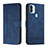 Custodia Portafoglio In Pelle Cover con Supporto H01X per Xiaomi Redmi A1 Plus Blu