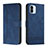 Custodia Portafoglio In Pelle Cover con Supporto H01X per Xiaomi Redmi A2 Blu