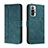 Custodia Portafoglio In Pelle Cover con Supporto H01X per Xiaomi Redmi Note 10 Pro Max Verde
